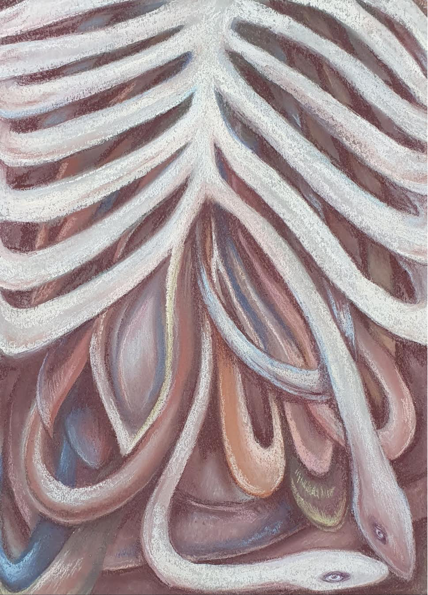 The stirring within, 2021, pastel and coloured pencil, 21 x 29.7cm.png