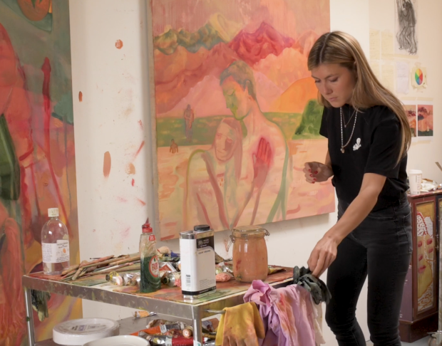 Vimeo image of New Contemporaries with Alumni, Antonia Showering