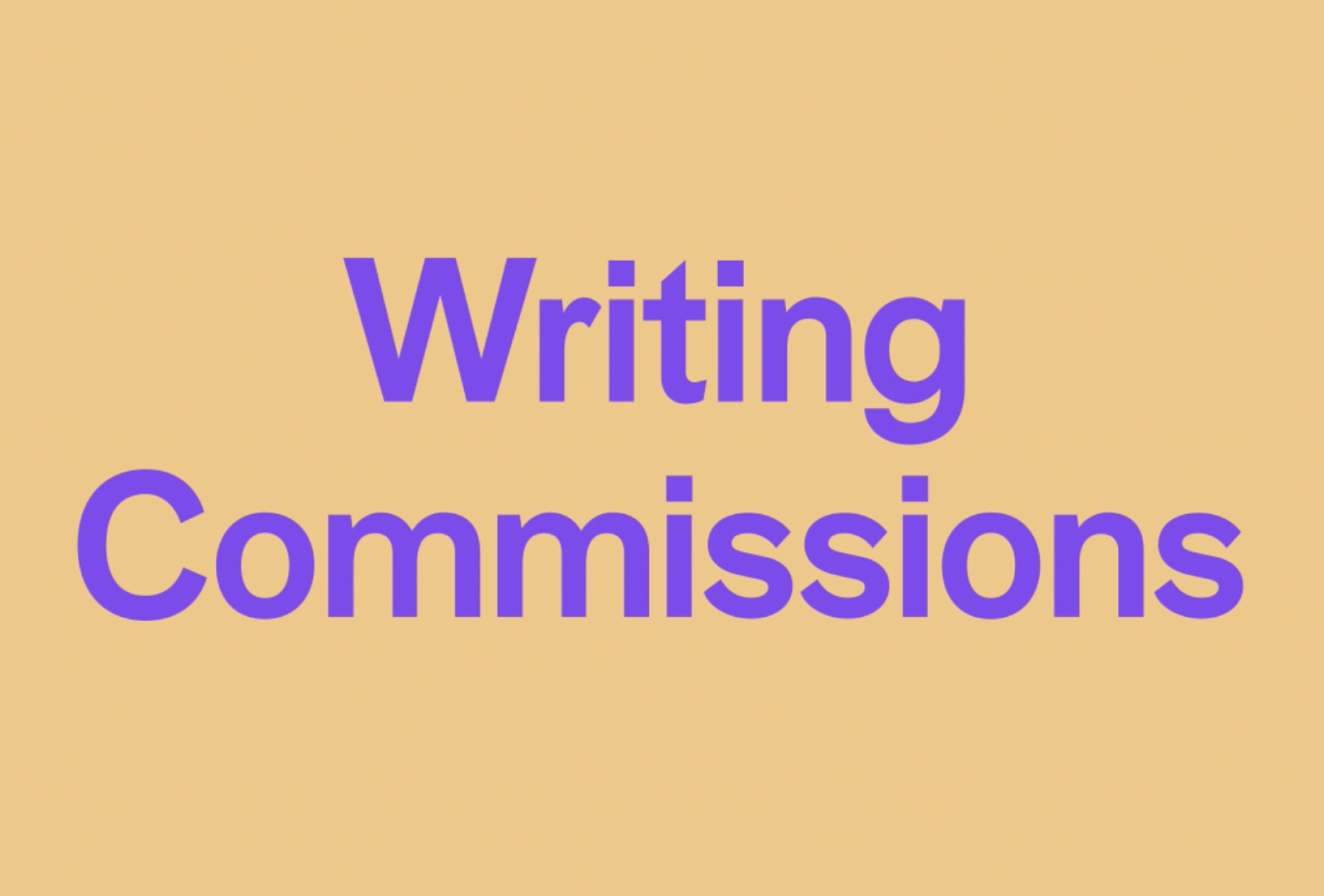 Image of New Contemporaries Writing Commissions